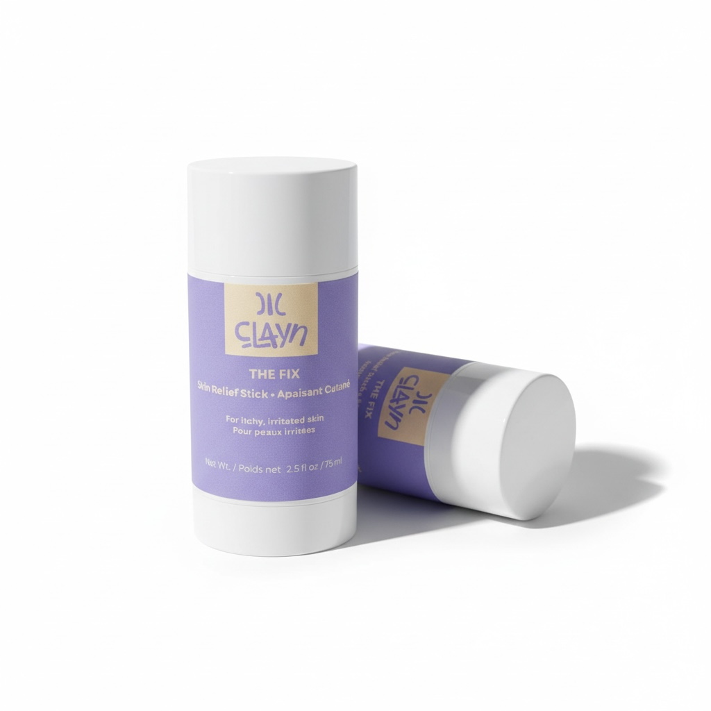 THE FIX Skin Relief Stick - Comforting balm for itchy, irritated skin caused by dryness, frequent washing, friction, or weather exposure.