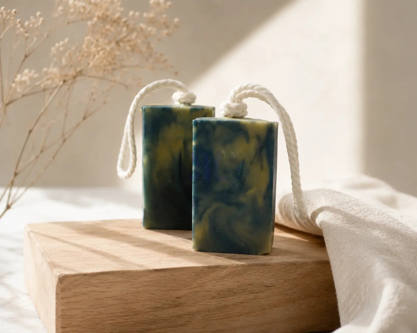 Hooked™ Soap on a Rope | Fresh Shower Bar with Oatmeal & Kaolin Clay Clayn