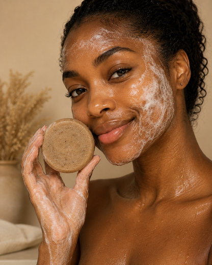 Purple Gromwell Acne Face Bar – Break Free a Clarifying Herbal Cleanser for Acne-Prone Skin