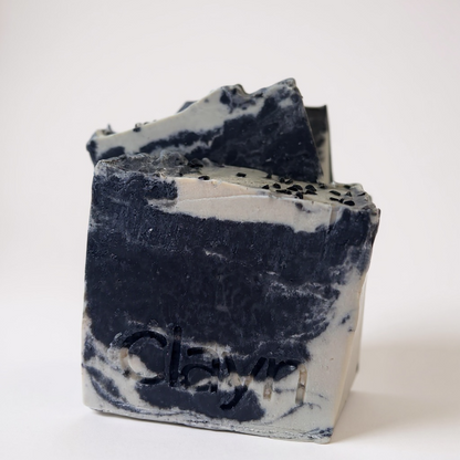Marble — Activated Charcoal & Black Seed Soap Bar for Oily & Acne-Prone Skin
