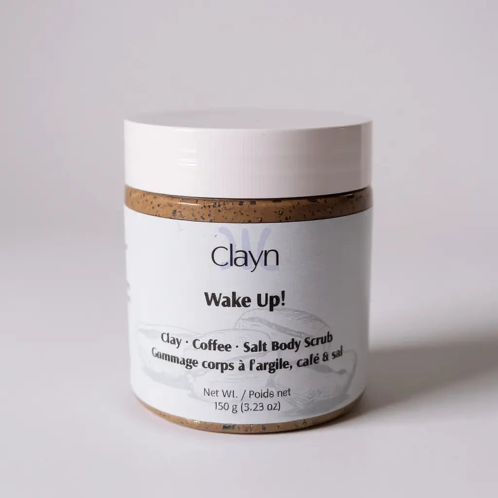 Wake Up! Coffee · Cinnamon · Clay Body Scrub Clayn