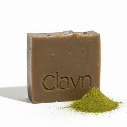 MATCHA CLEAR — Acne Clarifying Face & Body Bar | Tea Tree · Green Clay · Matcha