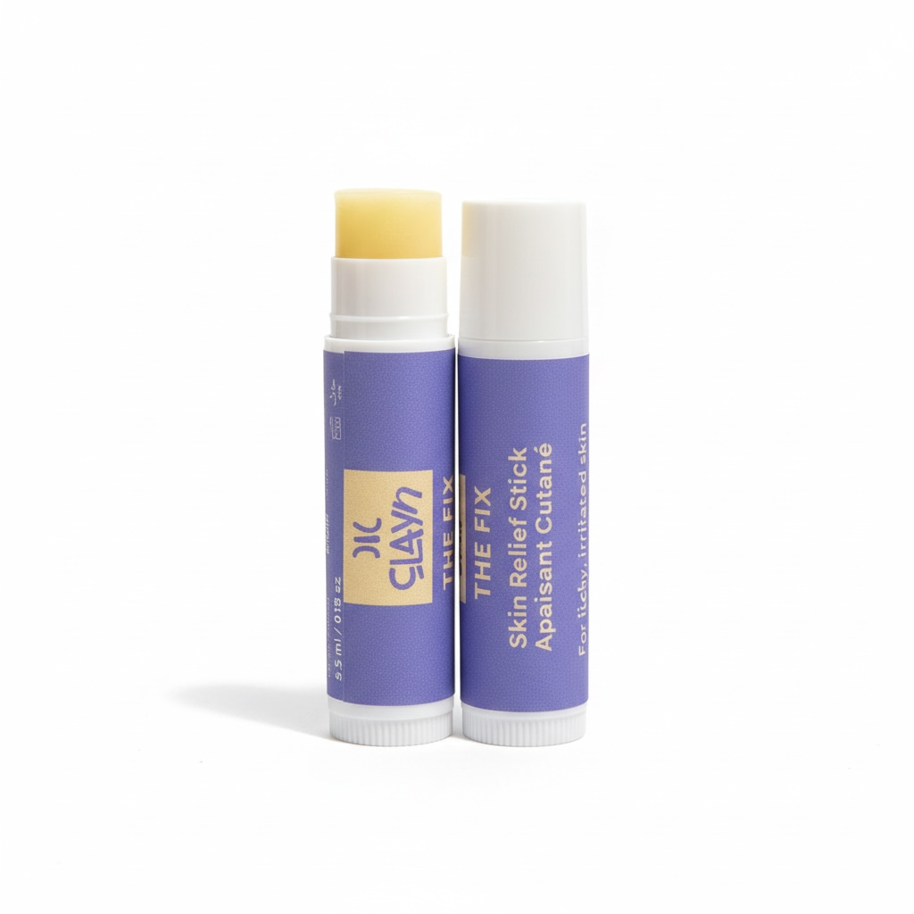 THE FIX Skin Relief Stick - Comforting balm for itchy, irritated skin caused by dryness, frequent washing, friction, or weather exposure.