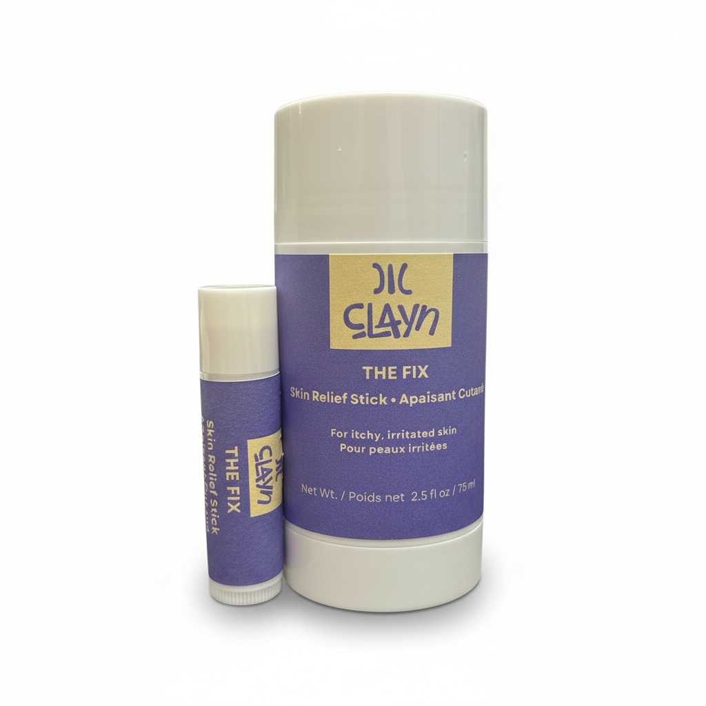 THE FIX Skin Relief Stick - Comforting balm for itchy, irritated skin caused by dryness, frequent washing, friction, or weather exposure.