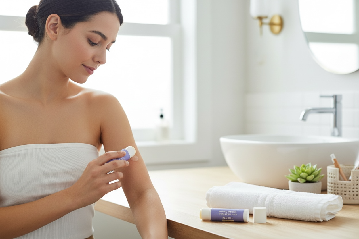 THE FIX Skin Relief Stick - Comforting balm for itchy, irritated skin caused by dryness, frequent washing, friction, or weather exposure.