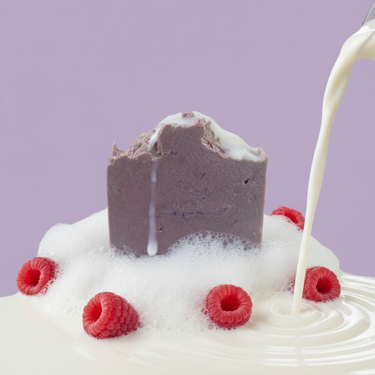 Violette — Goat Milk Raspberry Soap Bar