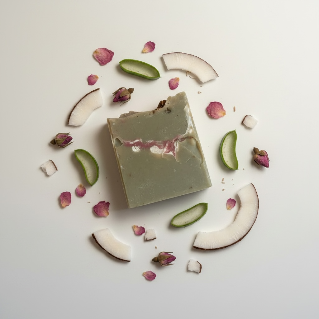 Verde Rose — Spirulina & French Green Clay Soap Bar