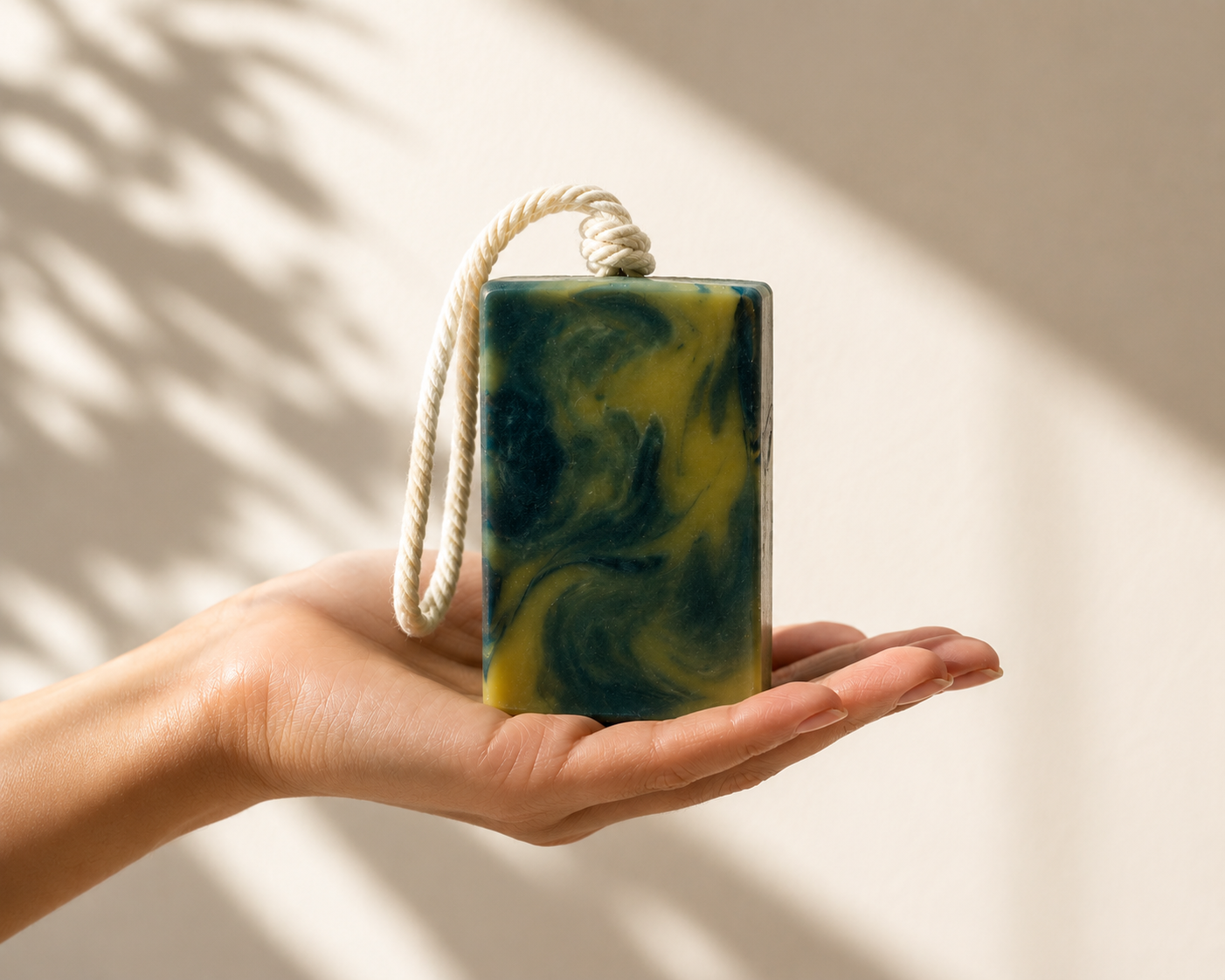 Hooked™ Soap on a Rope | Fresh Shower Bar with Oatmeal & Kaolin Clay