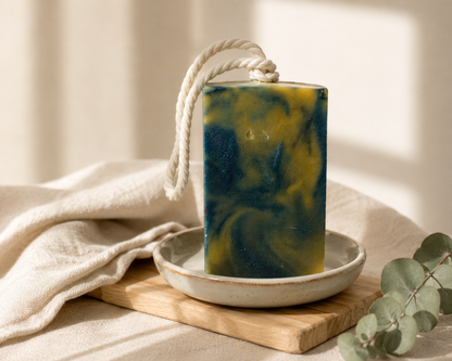 Hooked™ Soap on a Rope | Fresh Shower Bar with Oatmeal & Kaolin Clay