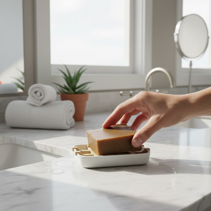 Wooden Soap Dish | Self Draining Soap Holder | Removable Tray Design | Bathroom Soap Saver | Kitchen Sponge Holder | Handmade
