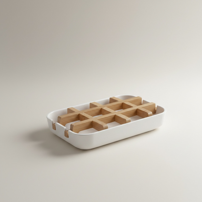 Wooden Soap Dish | Self Draining Soap Holder | Removable Tray Design | Bathroom Soap Saver | Kitchen Sponge Holder | Handmade